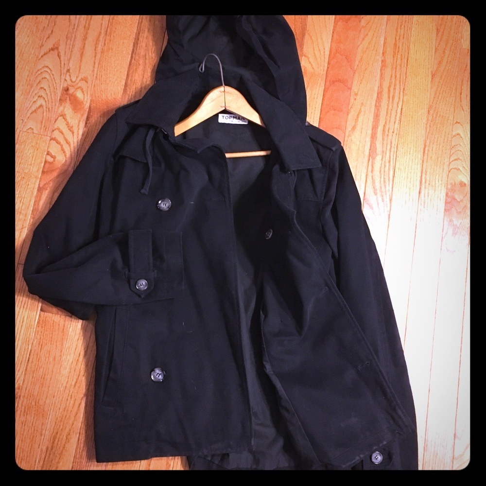 Mens Topman pea coat jacket